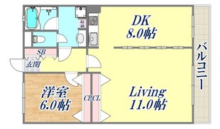 苦楽園グリーンハイツの物件間取画像